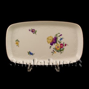 Saxisk Blomst Cremet Bakke til sukker og flde