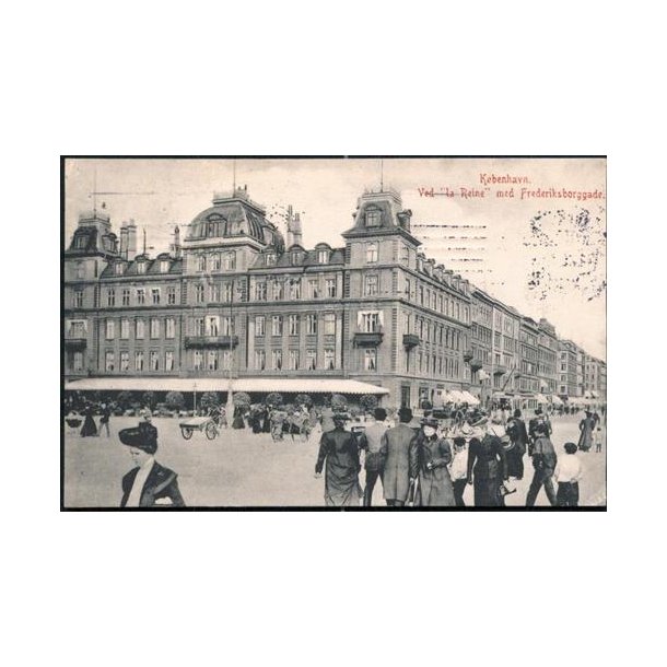 Kbenhavn - Ved la Reine med Frederiksborggade -