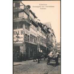 K&oslash;benhavn - Gr&oslash;nnegade med Thorvalsens F&oslash;dested -