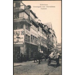 København - Grønnegade med Thorvalsens Fødested -