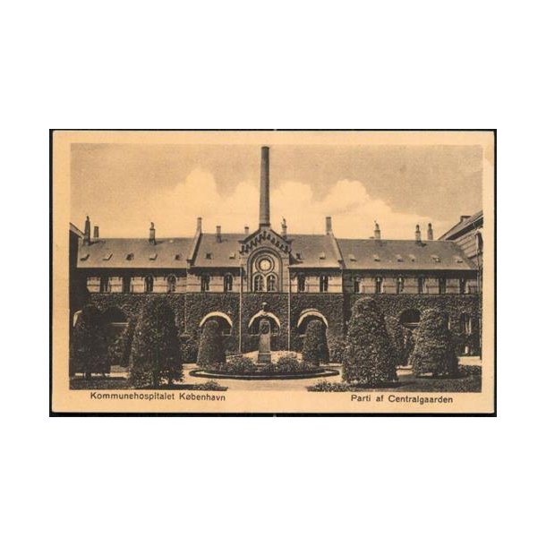 Kommunehospitalet - Parti af Centralgaarden - A.D.