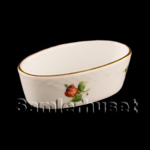 Saxisk Blomst Hvid Saltkar