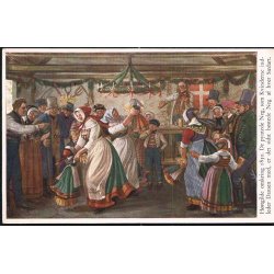 R.Christiansen - H&oslash;stgilde omkring 1850.