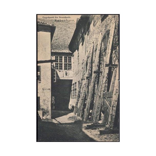 K&oslash;benhavn -Gadeparti fra Strandgade - F.B.640