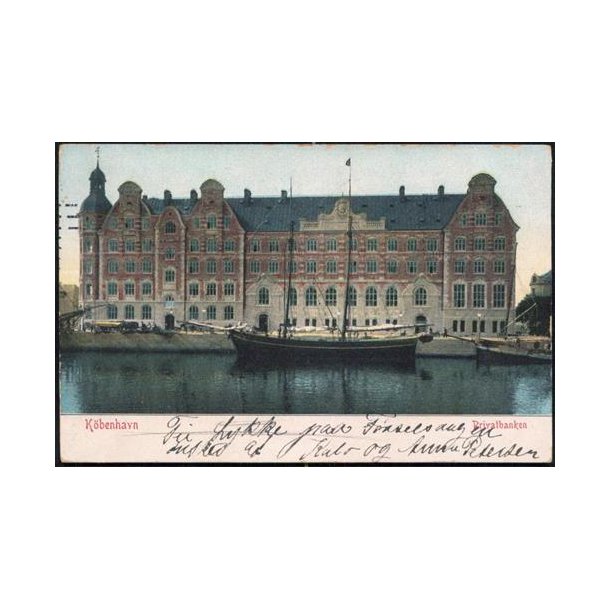 Kbenhavn - Privatbanken -Ed.F.Ph.&amp; Co 3545