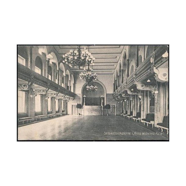 Selskabslokaler i Prins Wilhelms Pal&aelig; - AKV u/n