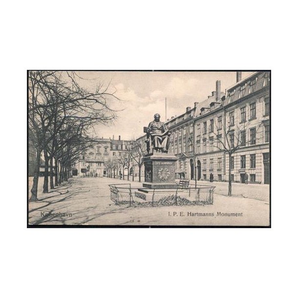 K&oslash;benhavn - I.P.Hartmanns Monument - Sk.B.&Kf. -