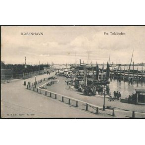 K�benhavn - Fra Toldboden - Sk. B & Kf. 2995