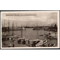 Kj�benhavn - Rheden og Lystbaadehavnen. A.V.