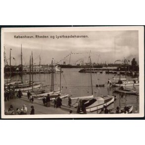 Kj�benhavn - Rheden og Lystbaadehavnen. A.V.