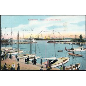 Kj�benhavn - Rheden og Lystbaadehavnen. A.V. 113