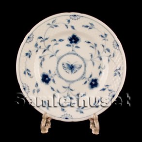 Sommerfugl Tallerken Flad 21 cm.