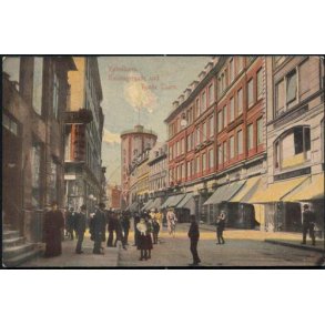 K&oslash;benhavn - K&oslash;bmangergade med Runde Taarn