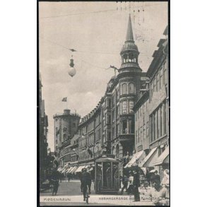 K&oslash;benhavn - K&oslash;bmangergade med Runde Taarn