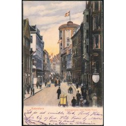 K&oslash;benhavn - K&oslash;bmangergade med Runde Taarn