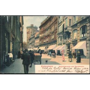 Kj&oslash;benhavn - Kj&oslash;bmangergade med Runde Taarn