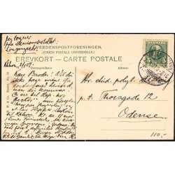 K&oslash;benhavn - K&oslash;bmangergade med Runde Taarn. B.M.