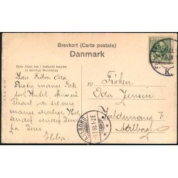 K&oslash;benhavn - K&oslash;bmangergade med Runde Taarn. FOK