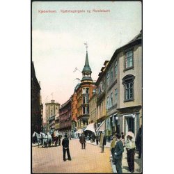 Kj&oslash;benhavn - K&oslash;bmangergade og Rundetaarn - u/n