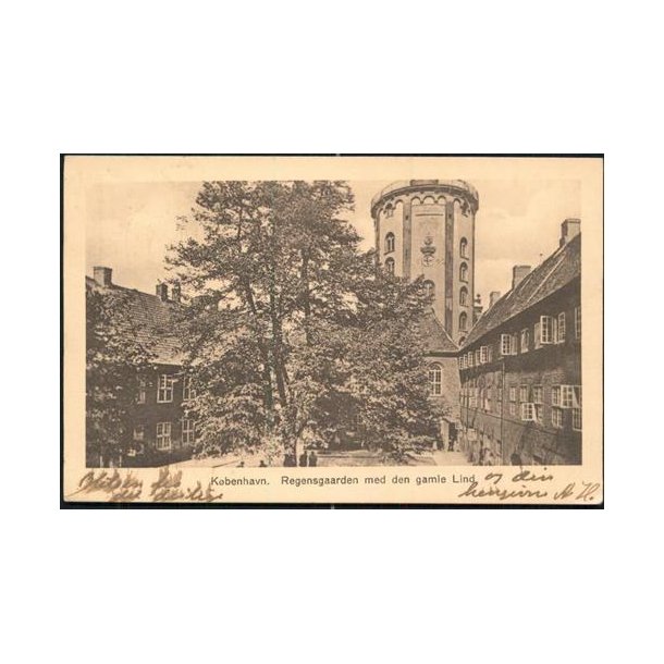 K&oslash;benhavn- Regensgaarden med den gamle Lind -