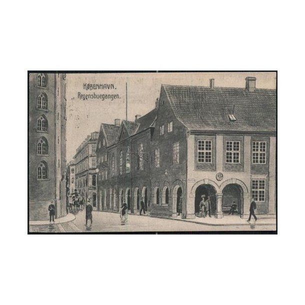 K&oslash;benhavn- Regensbuegangen. St 14704