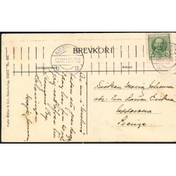 K&oslash;bmagergade med Rundetaarn og Regensen. F.M