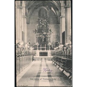 Det indre af Trinitatis Kirke- B&W 1560