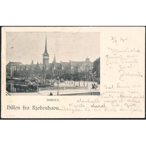 Hilsen fra Kj�benhavn - B�rsen - E.O. u/n