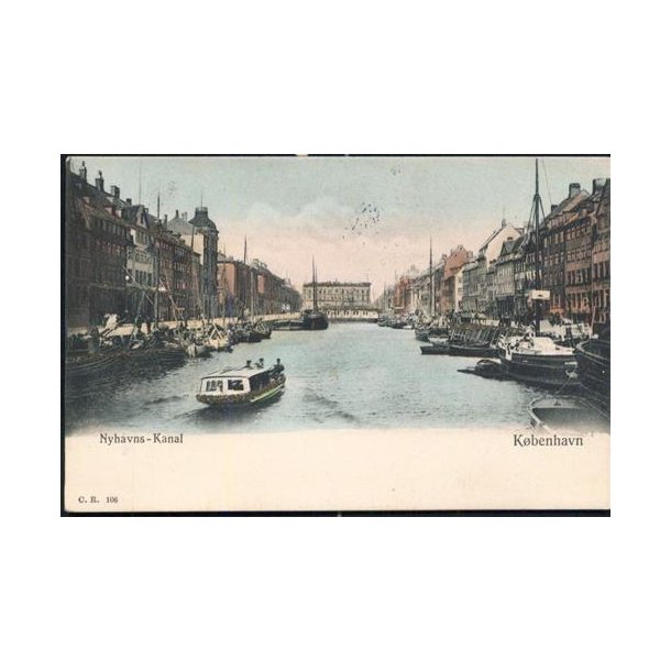 K&oslash;benhavn - Nyhavn Kanal - Glimmer. C.R. 106