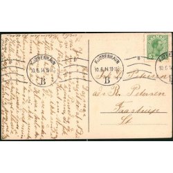 K&oslash;benhavn - Kongens Nytorv set fra Nyhavn. u/n