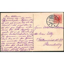 K&oslash;benhavn - Kongens Nytorv set fra Nyhavn. u/n