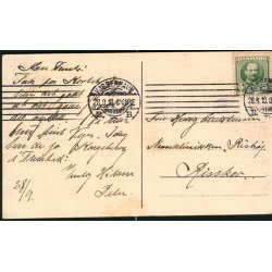 K&oslash;benhavn - Kongens Nytorv set fra Nyhavn. u/n