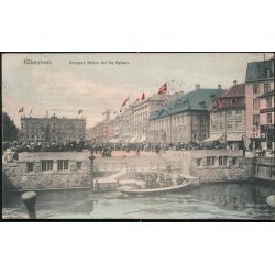 K&oslash;benhavn - Kongens Nytorv set fra Nyhavn. u/n