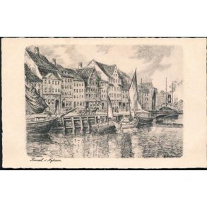 K&oslash;benhavn - Kanal i Nyhavn - A.V.87