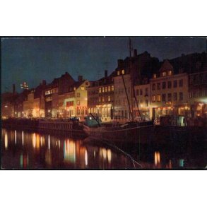 K&oslash;benhavn - Nyhavn ved nat - R.O. 770