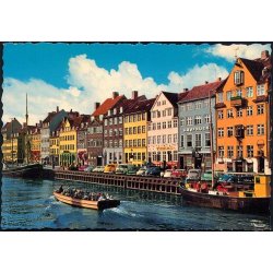 K&oslash;benhavn - Nyhavn med B&aring;dfart - C.O. 178