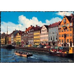 K&oslash;benhavn - Nyhavn med B&aring;dfart - C.O. 178