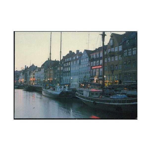 K&oslash;benhavn - Aftenstemning i Nyhavn - St.101703
