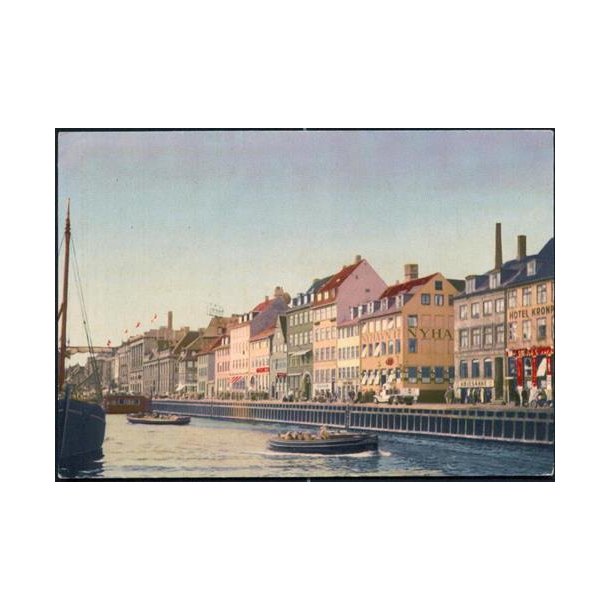 K&oslash;benhavn -Nyhavn med gamle Huse - W-M