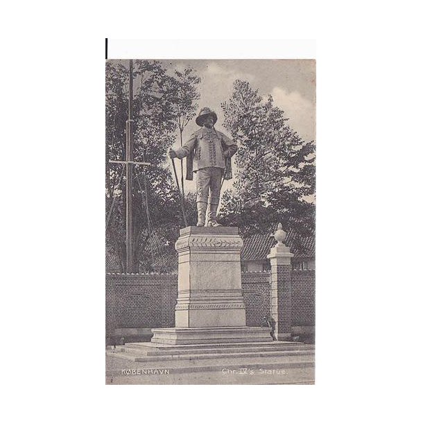 K&oslash;benhavn - Chr.IVs Statue - A.V. 47
