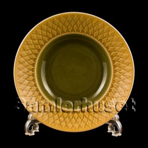 Relief Tallerken Dyb 22 cm.- Quistgaard design.