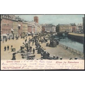 Hilsen fra K&oslash;benhavn - Gammel Strand - A.V. 58