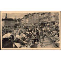 K&oslash;benhavn - Fiskemarked p&aring; Gammel Strand.J.M. 961