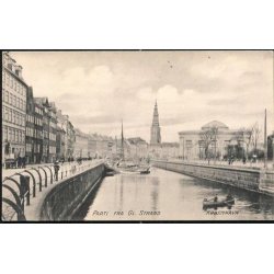 K&oslash;benhavn - Parti fra Gammel Strand. D.L.u/n