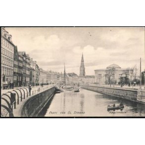 K&oslash;benhavn - Parti fra Gammel Strand. D.L.u/n