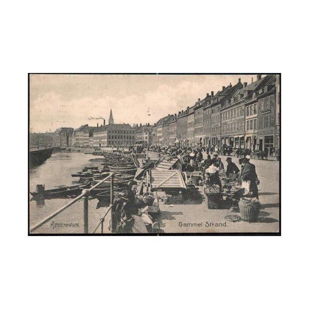 K&oslash;benhavn - Parti fra Gammel Strand. St. 704