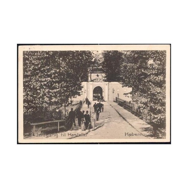 Indgang til Kastellet - Kbenhavn - D.L. 688