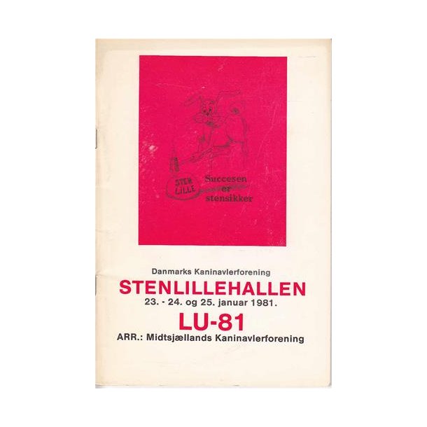 LU - 1981 - Danmarks Kaninavlerforening. Katalog.