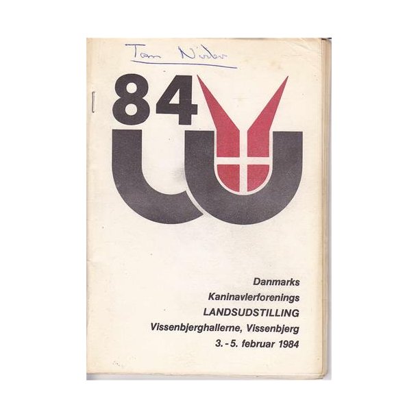 LU - 1984 - Danmarks Kaninavlerforening. Katalog.