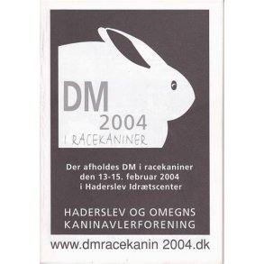 LU - 2004 - Danmarks Kaninavlerforening. Katalog.